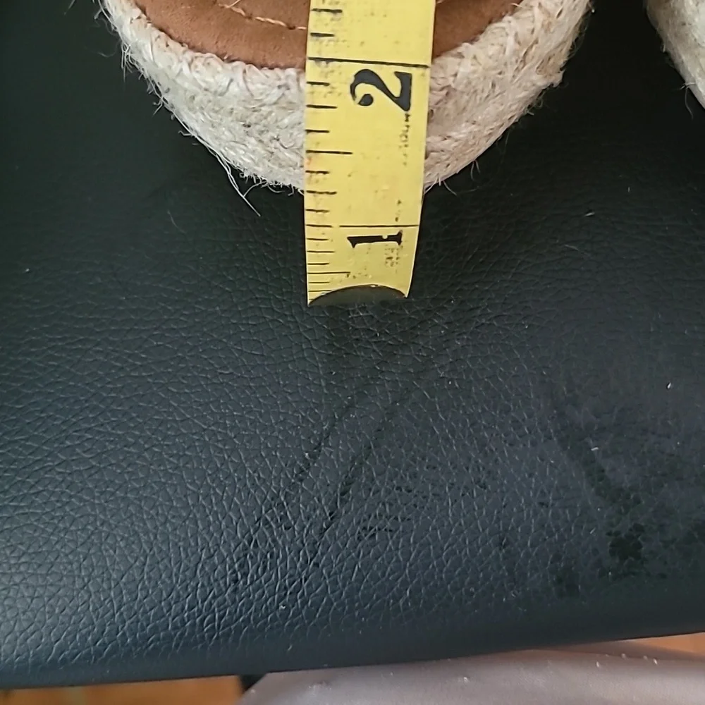 Steve Madden Espadrilles Platform Wedge Heel Sandals SZ 9